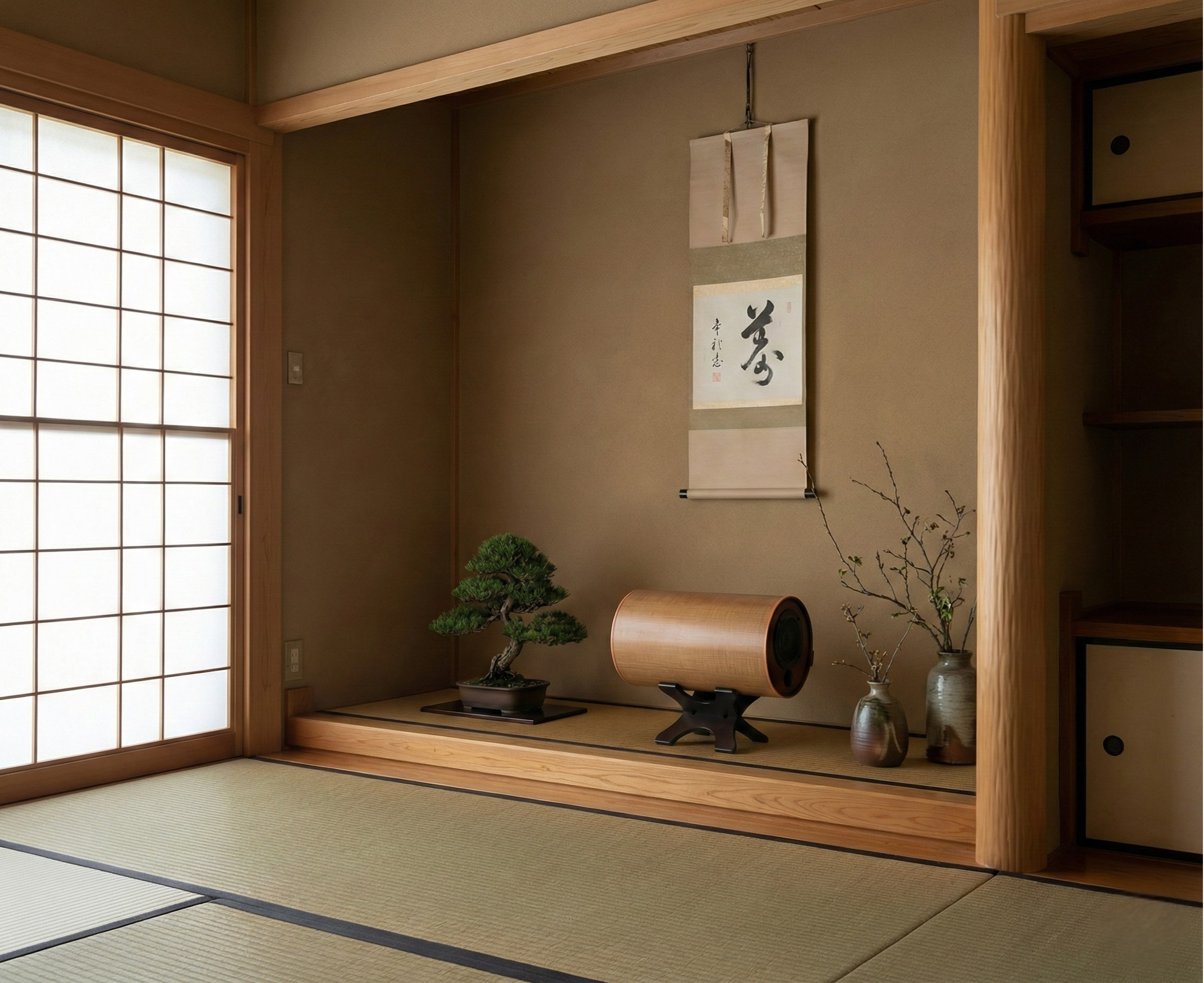 和のインテリアにも合うスピーカー